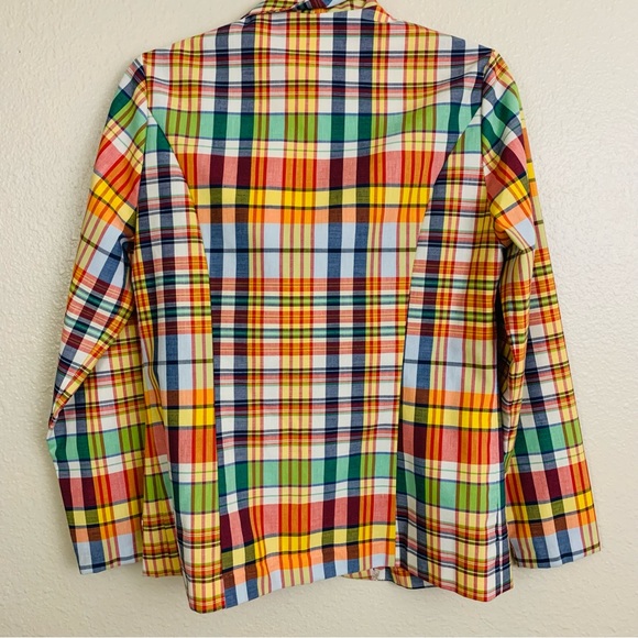 Vintage Multicolor Plaid Blazer - Picture 2 of 5